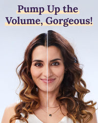 Keranique scalp-stimulating keratin shampoo foamy lather shows cleansing action.