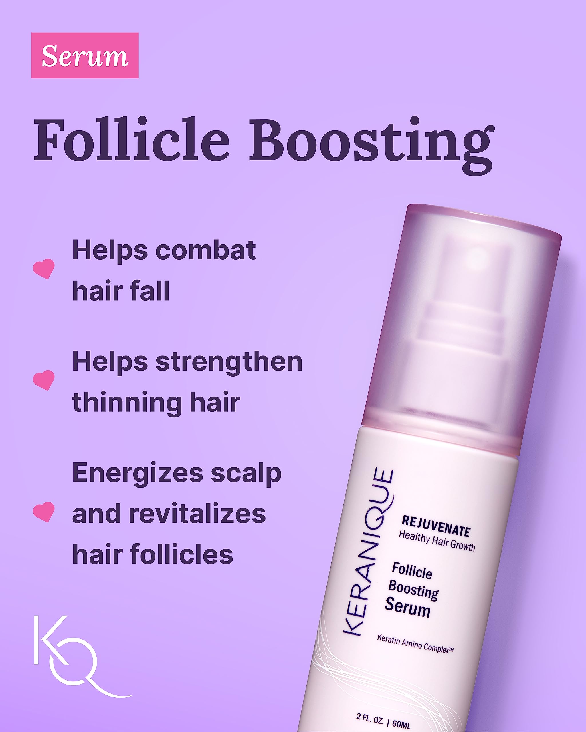 Keranique set packaging box shows complete color care routine