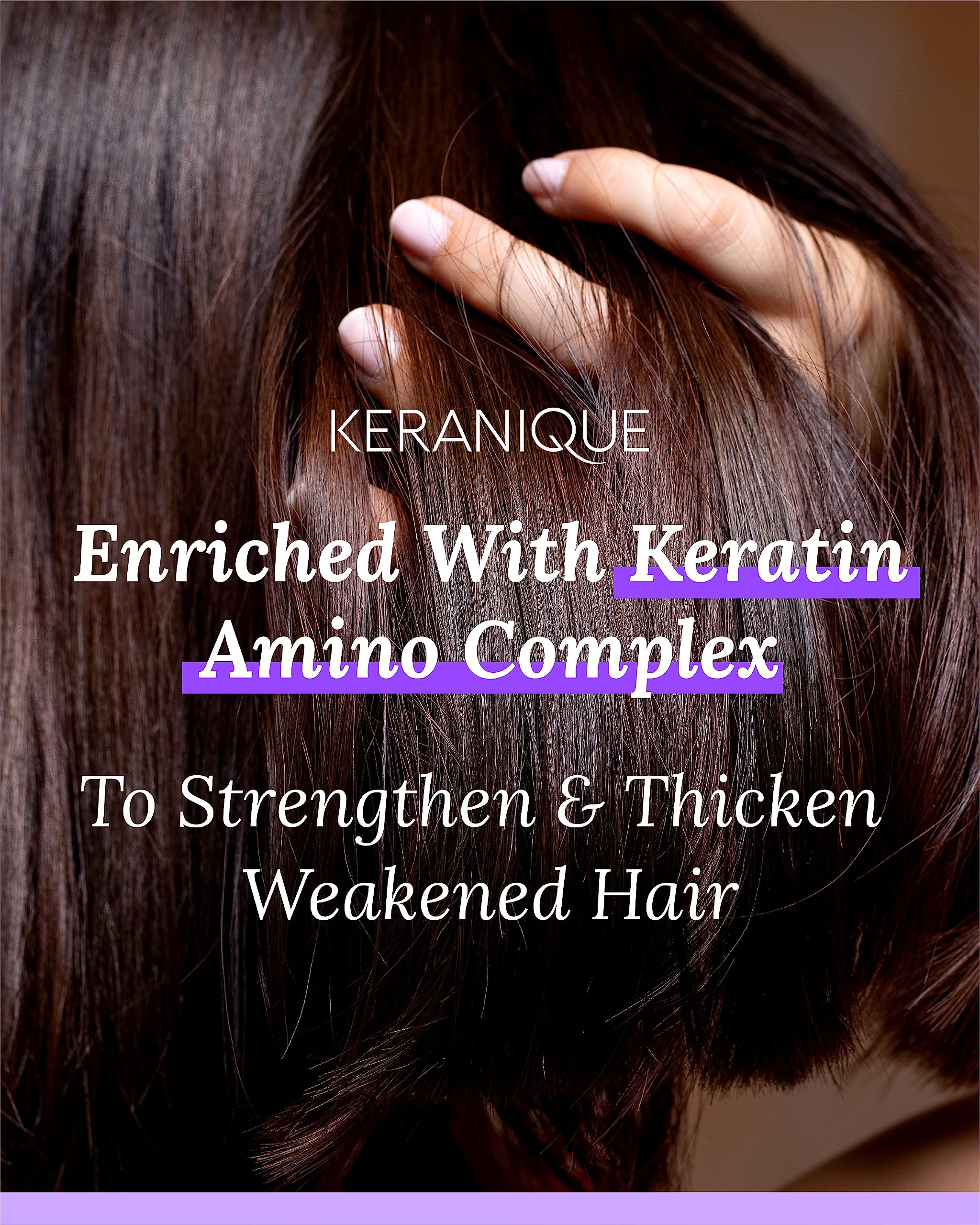 Keranique thinning-hair-volume-boost image emphasizes fuller, bouncier hair.