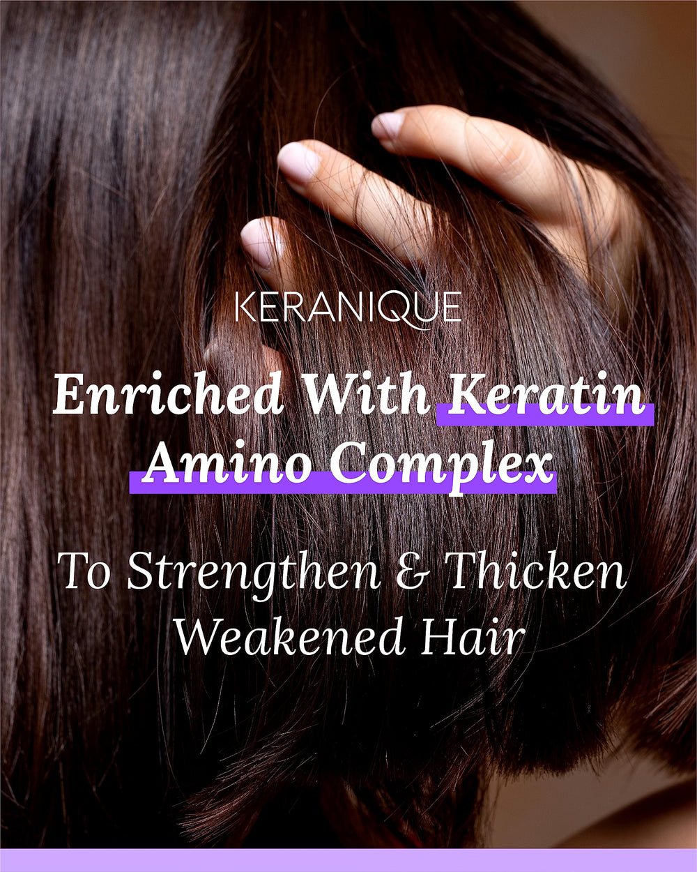 Keranique thinning-hair-volume-boost image emphasizes fuller, bouncier hair.