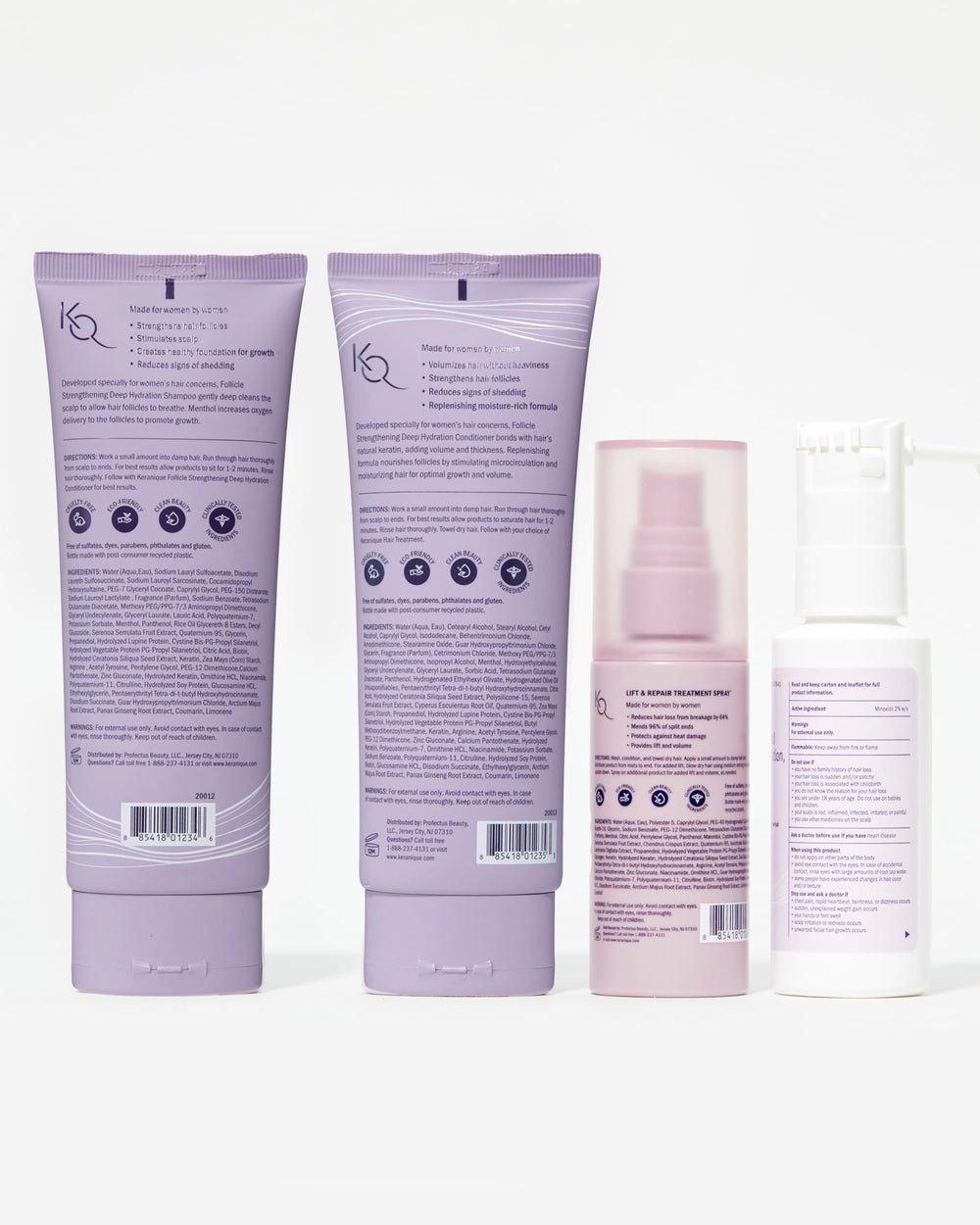 Keranique womens haircare ritual image evokes self-care and routine