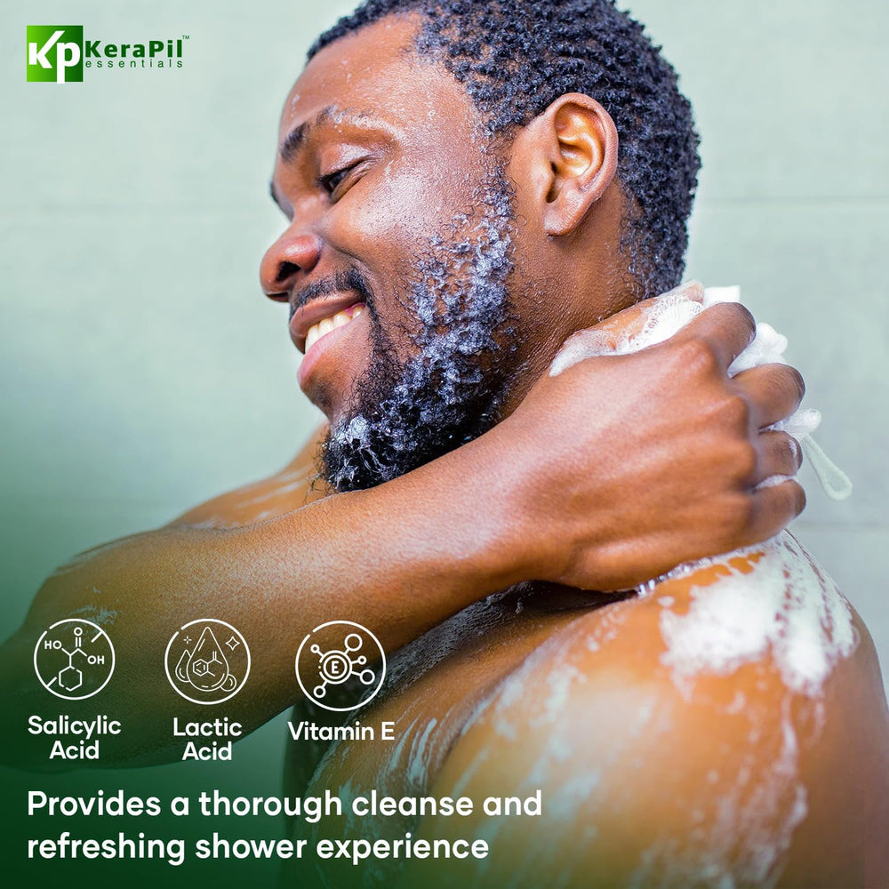 KERAPIL ingredients-visual spotlight on salicylic and lactic acids with ceramides