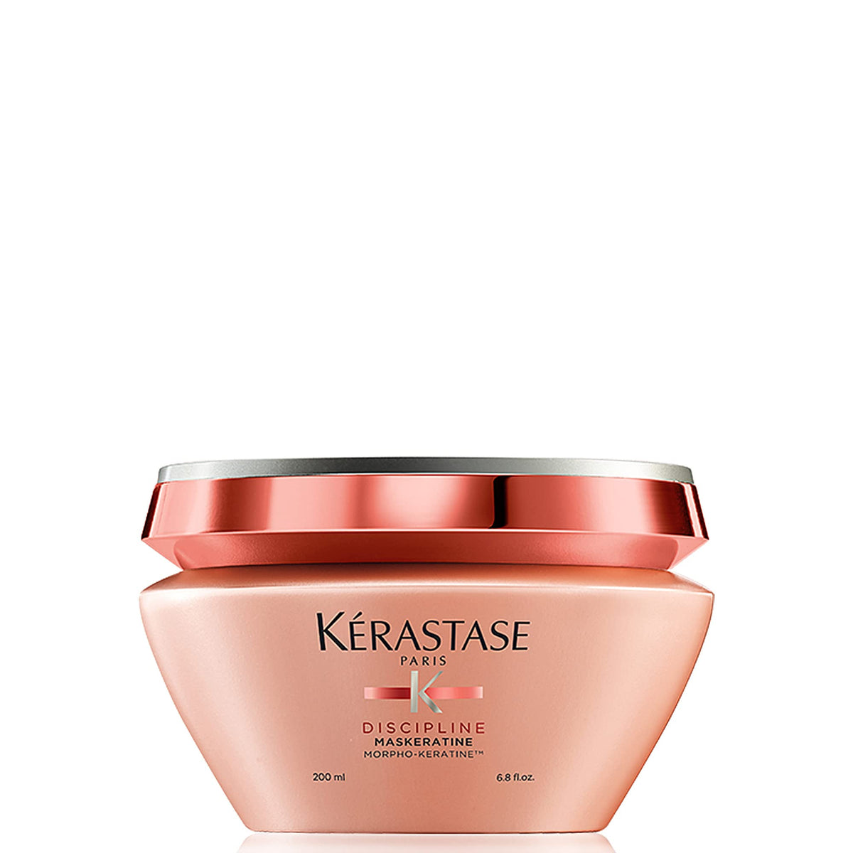Kerastase Maskeratine hair mask packshot showing smoothing action against frizz