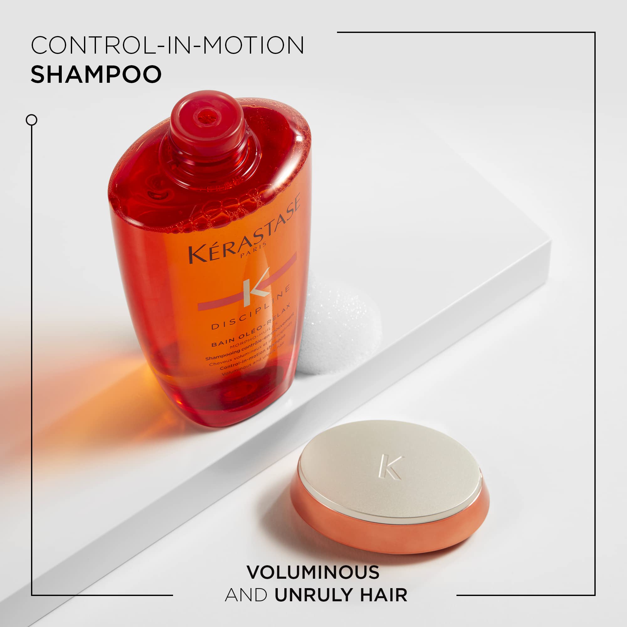 Kerastase Oleo-Relax shampoo foam forms rich lather for gentle cleansing