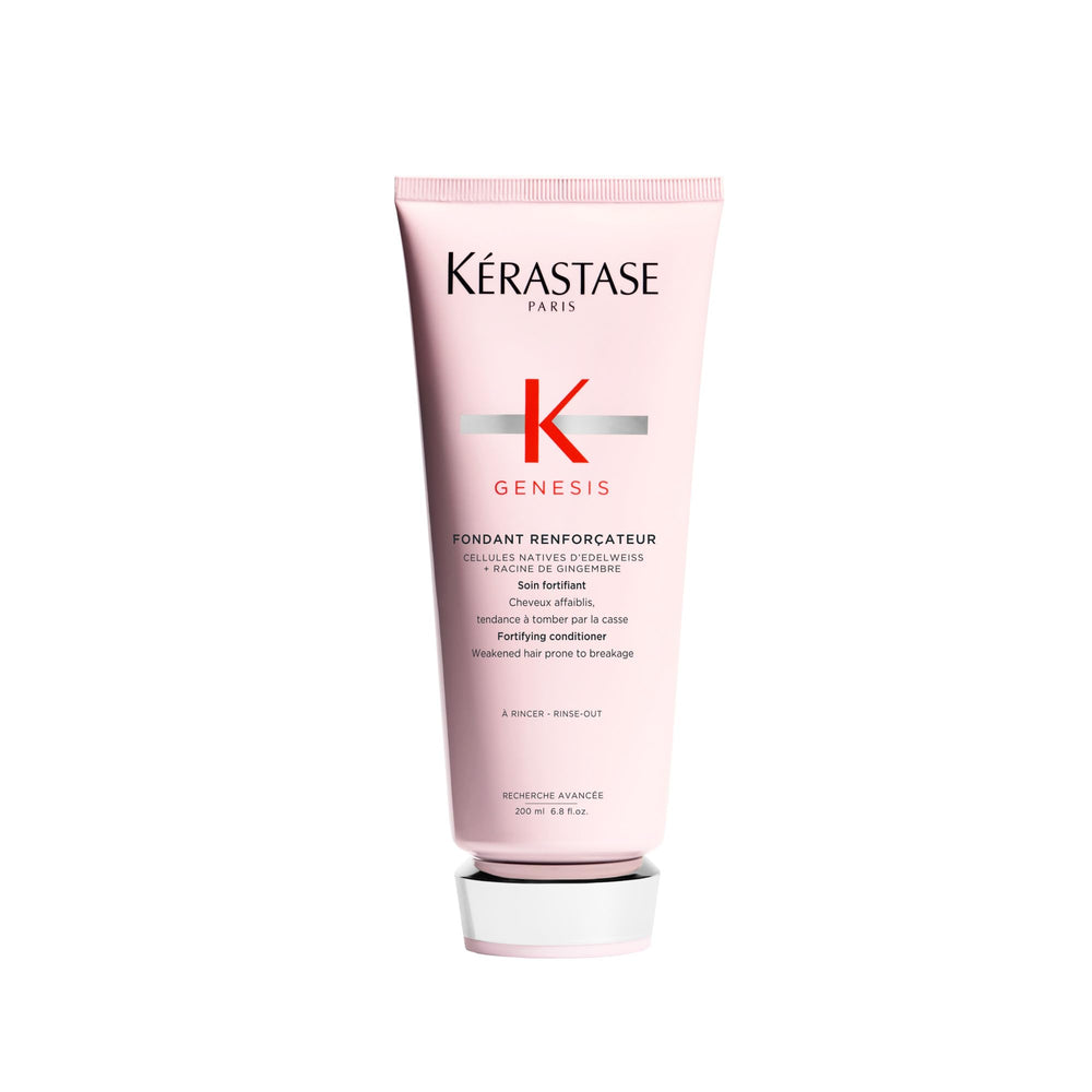 Kerastase Genesis bottle front shows premium packaging for stronger, more manageable hair.