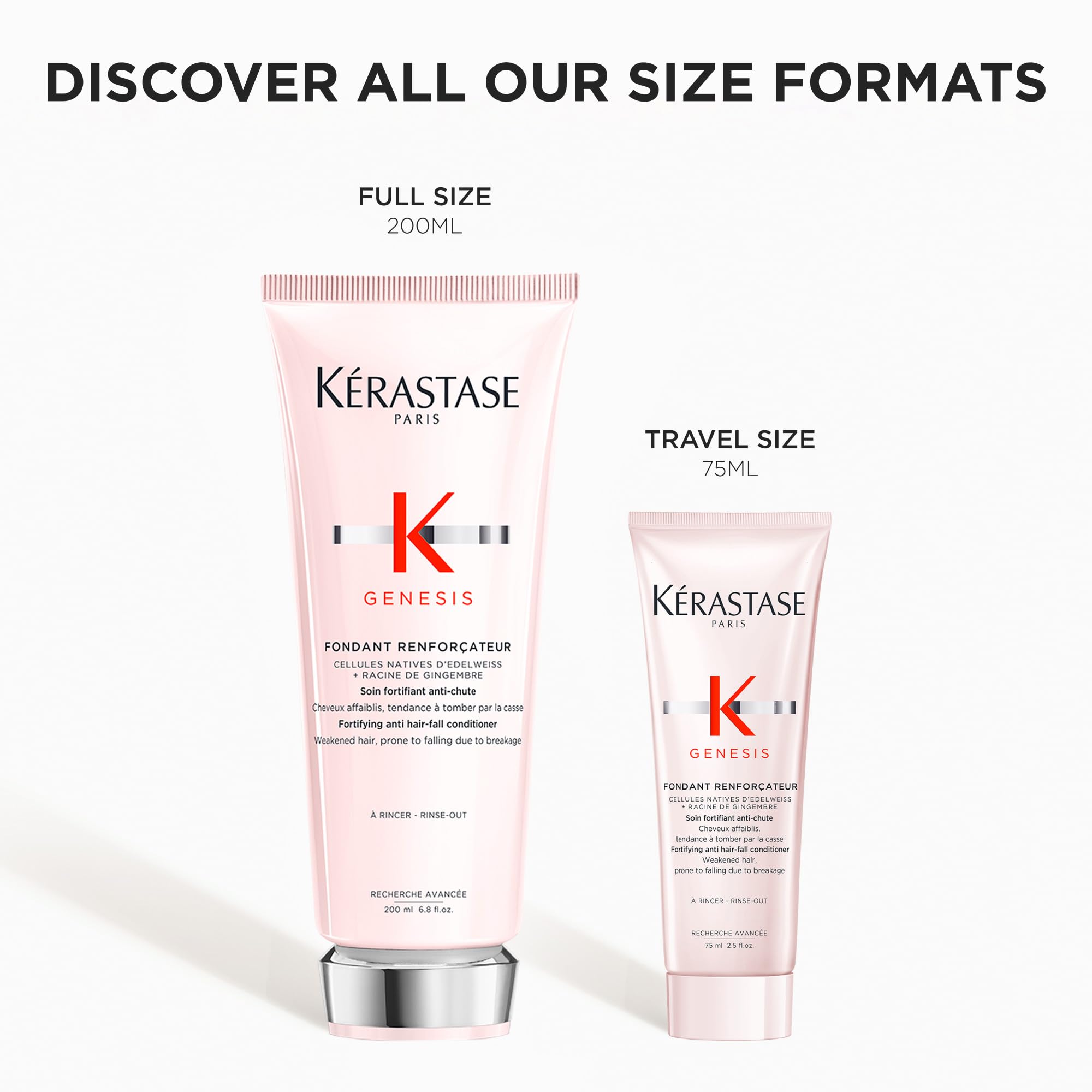 Hair with enhanced moisture and body after Genesis conditioner.
