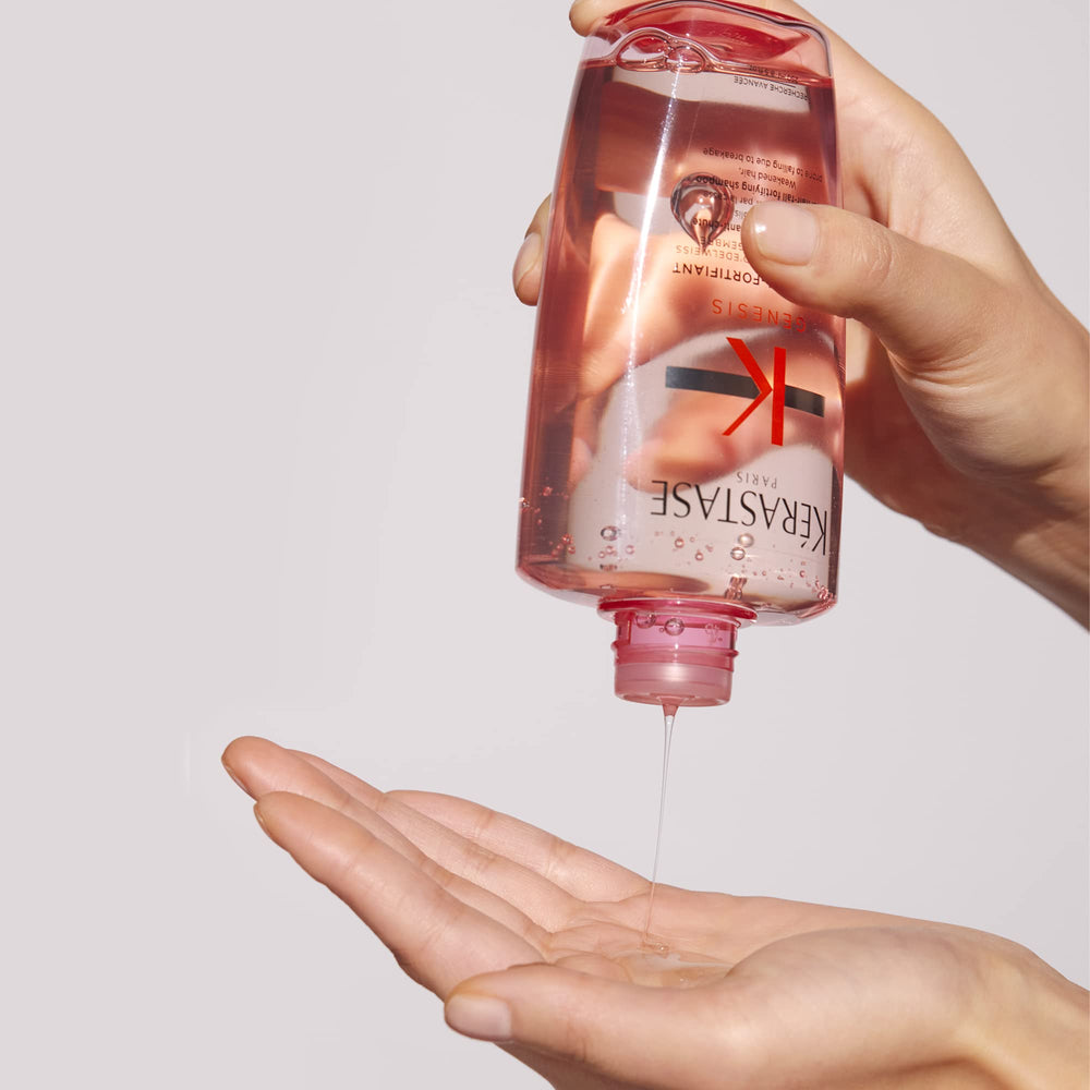 Shampoo and conditioner pairing supports your Genesis routine.