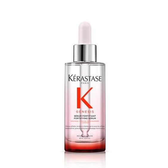 KÉRASTASE Genesis Serum bottle front, ready for daily strengthening routine.