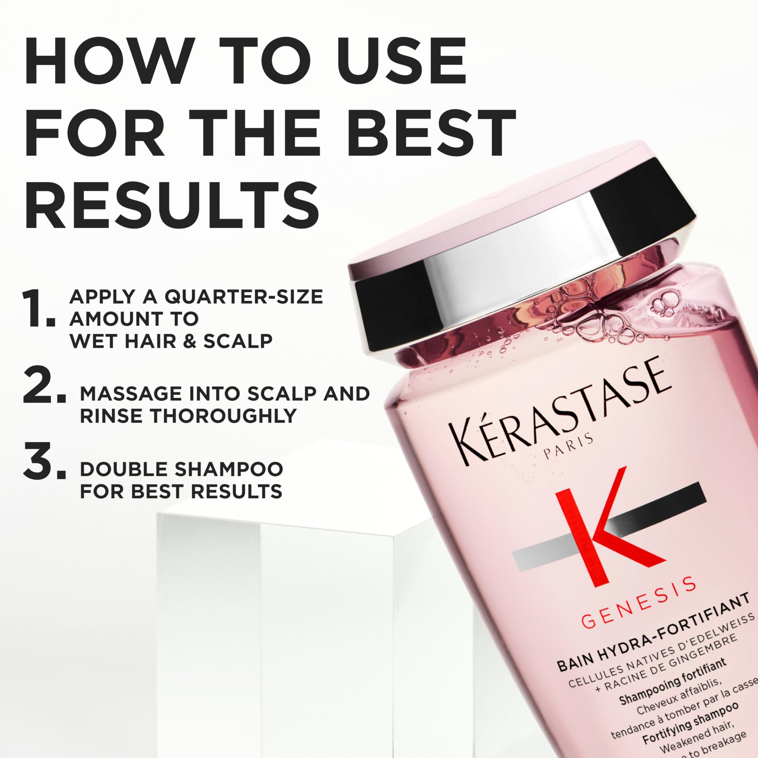 Kerastase Genesis Thermique before and after use