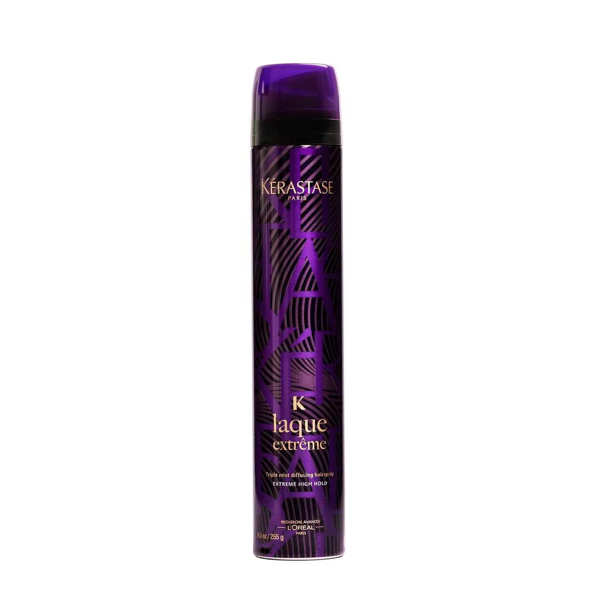 Kerastase Laque Extreme hairspray for all hair types, offering long-lasting hold and humidity resistance