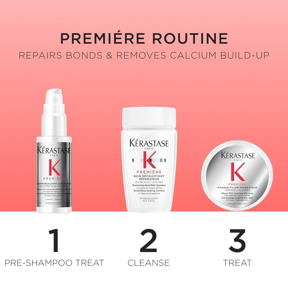 Kerastase Premiere discovery set box highlights the trio.