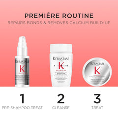 Kerastase Premiere discovery set box highlights the trio.
