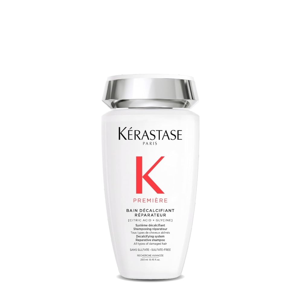 KÉRASTASE Premiere sulfate-free shampoo bottle showing strength for damaged hair