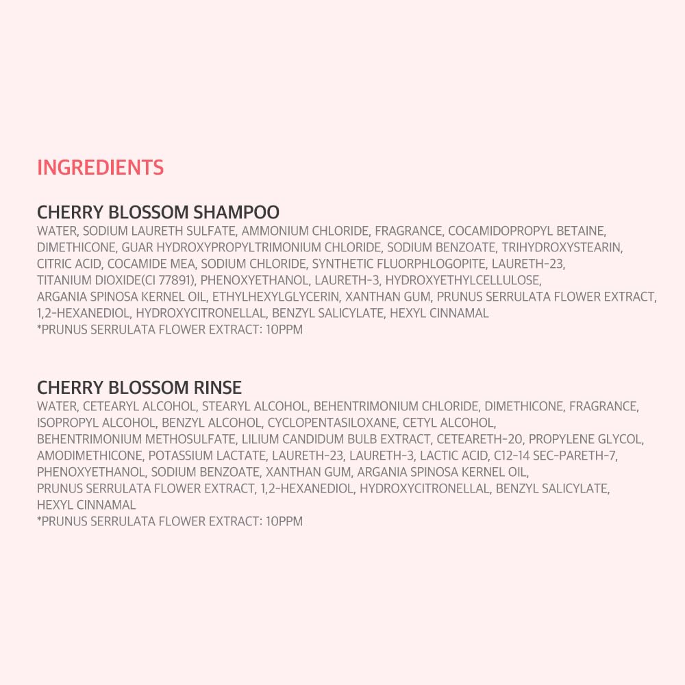 Hair after washing with Kerasys Cherry Blossom Perfumed Shampoo smelling fresh