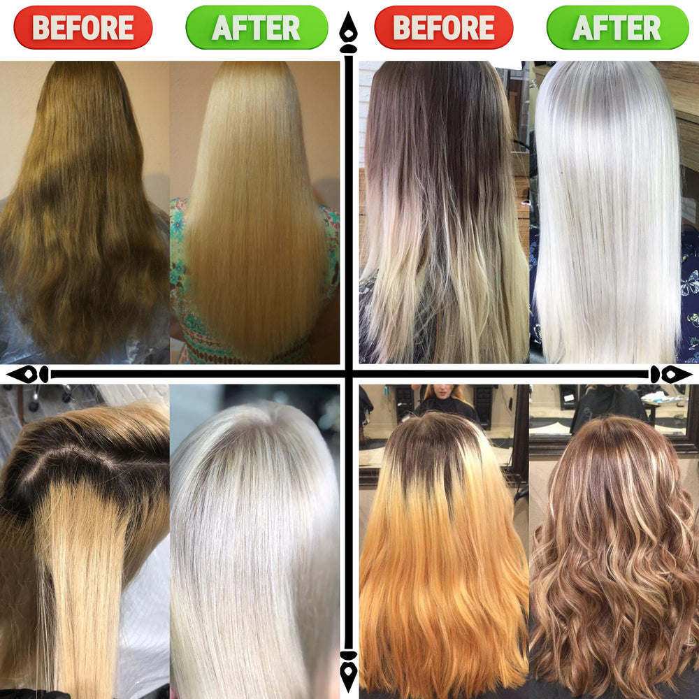 KERATIN BAR dust-free bleach powder scooping, emphasizing cleaner mixing and mess-free application