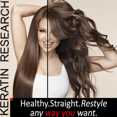 KERATIN RESEARCH Extra Strength bottle close-up emphasizes concentrated formula for lasting results.