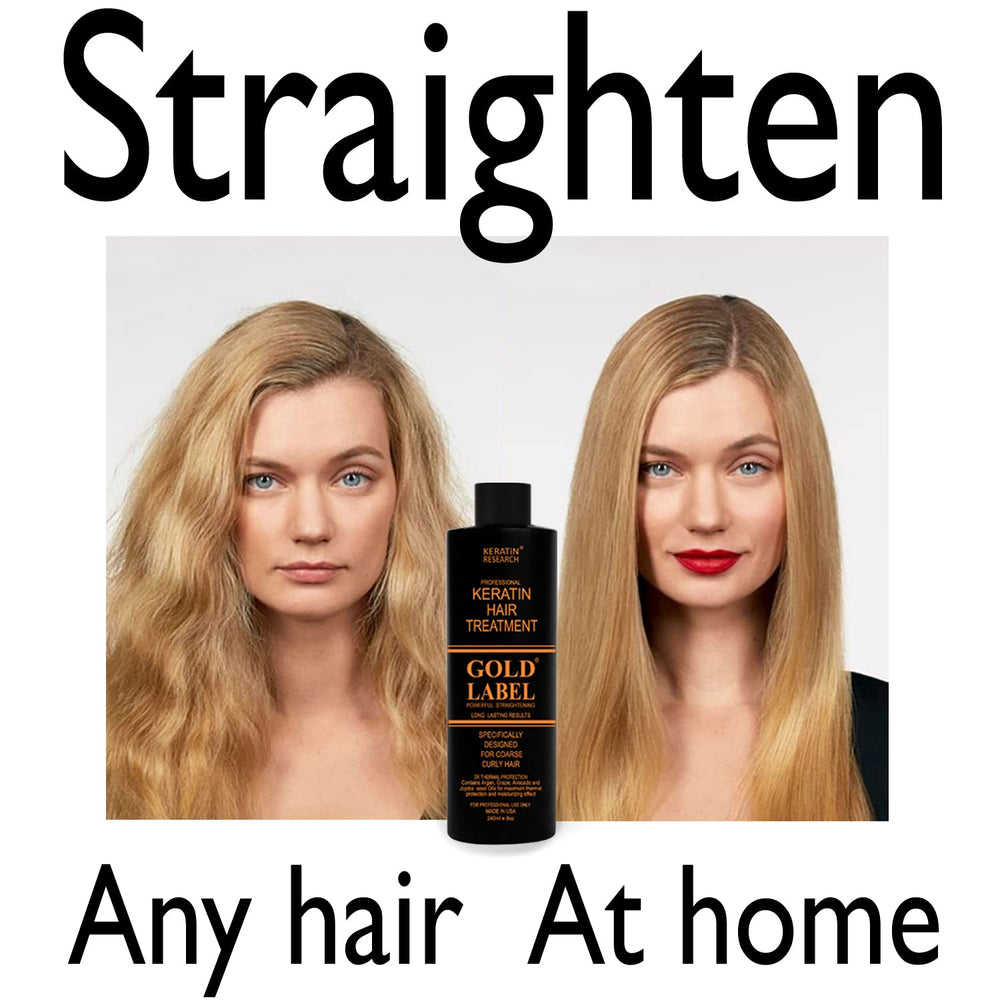 KERATIN RESEARCH Gold Label application gloves promote clean, safe use.