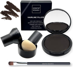KERATIN RESEARCH Hairline Filler compact packaging for on the go touch ups