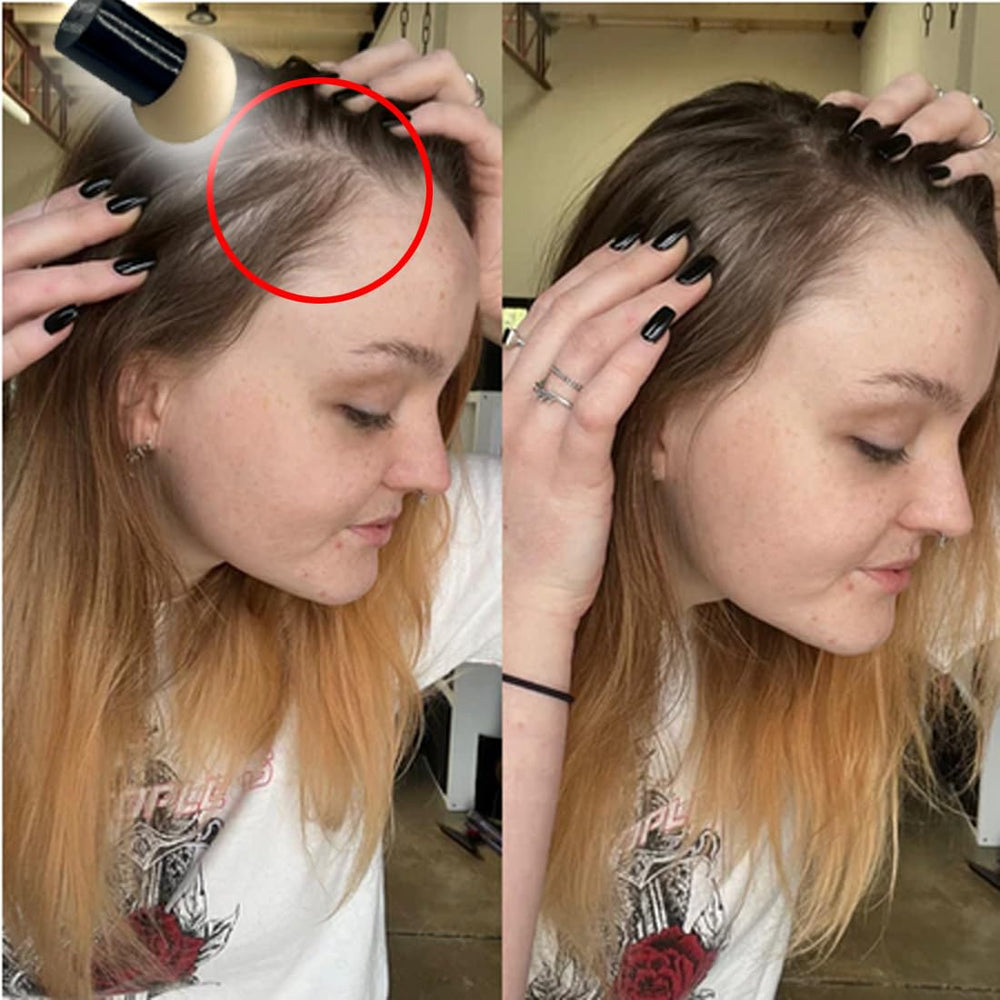 KERATIN RESEARCH Hairline Filler Mushroom applicator delivers precise, mess-free application.