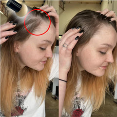 KERATIN RESEARCH Hairline Filler Mushroom applicator delivers precise, mess-free application.