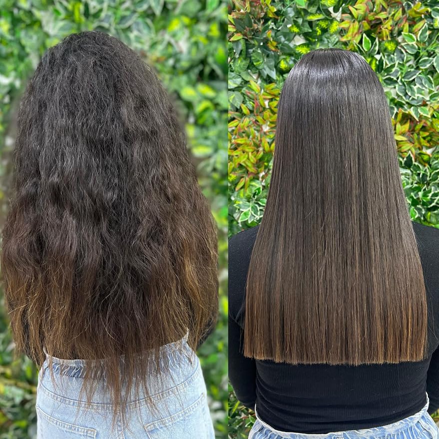 KERATIN RESEARCH repair-focused image conveys strengthened hair from inside out.