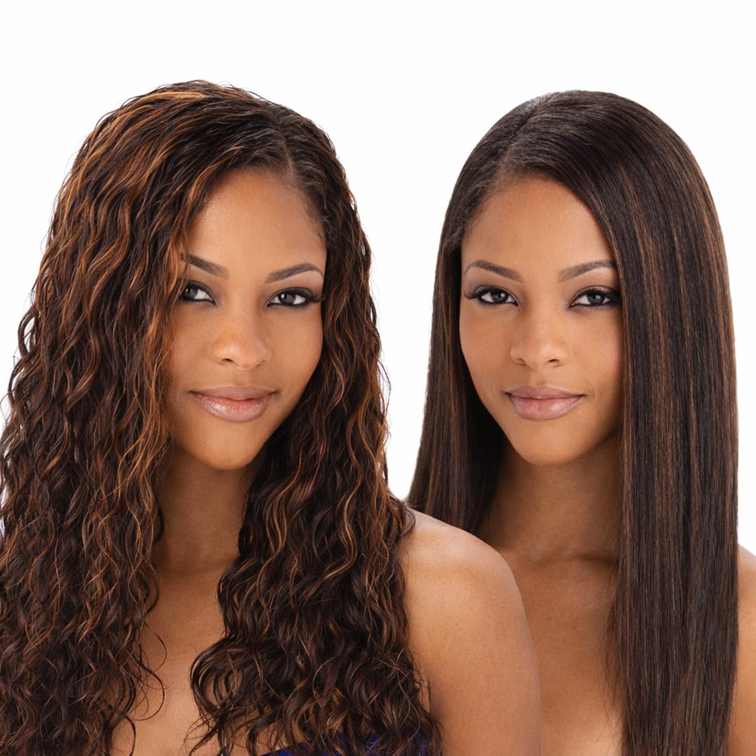 KERATIN RESEARCH results image highlights glossy, straight hair at home