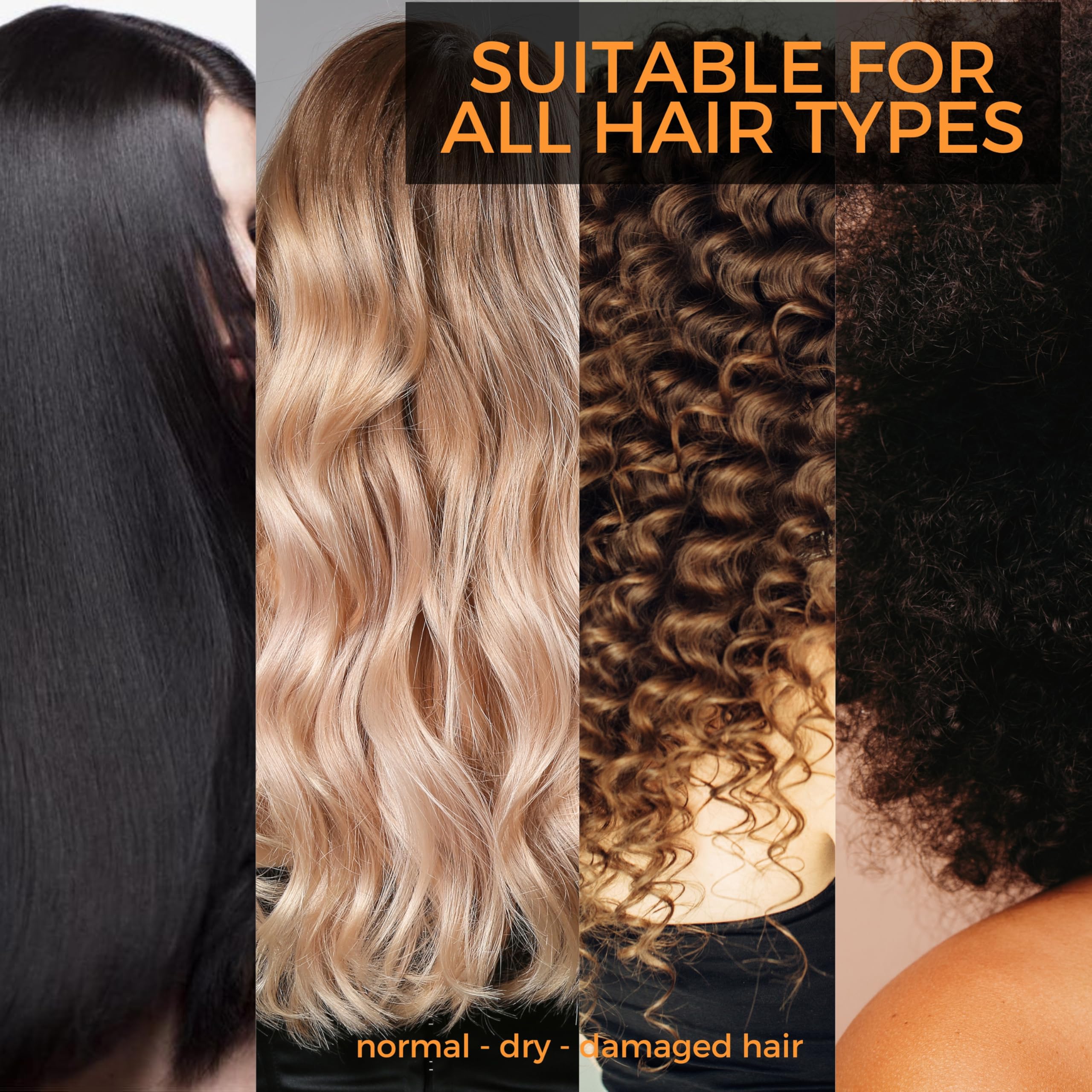 Kerazon BTX Mask shine boost after deep conditioning.