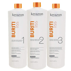 Kerazon Brazilian Keratin Treatment bottle for color-treated hair delivers smoothing