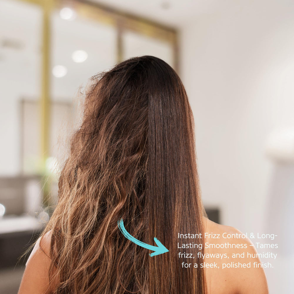 Kerazon Brazilian Spray Liss nozzle dispensing evenly for quick, mess-free application.