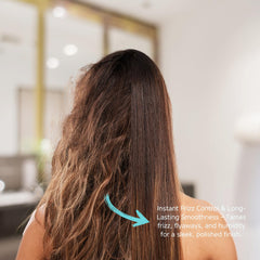 Kerazon Brazilian Spray Liss nozzle dispensing evenly for quick, mess-free application.