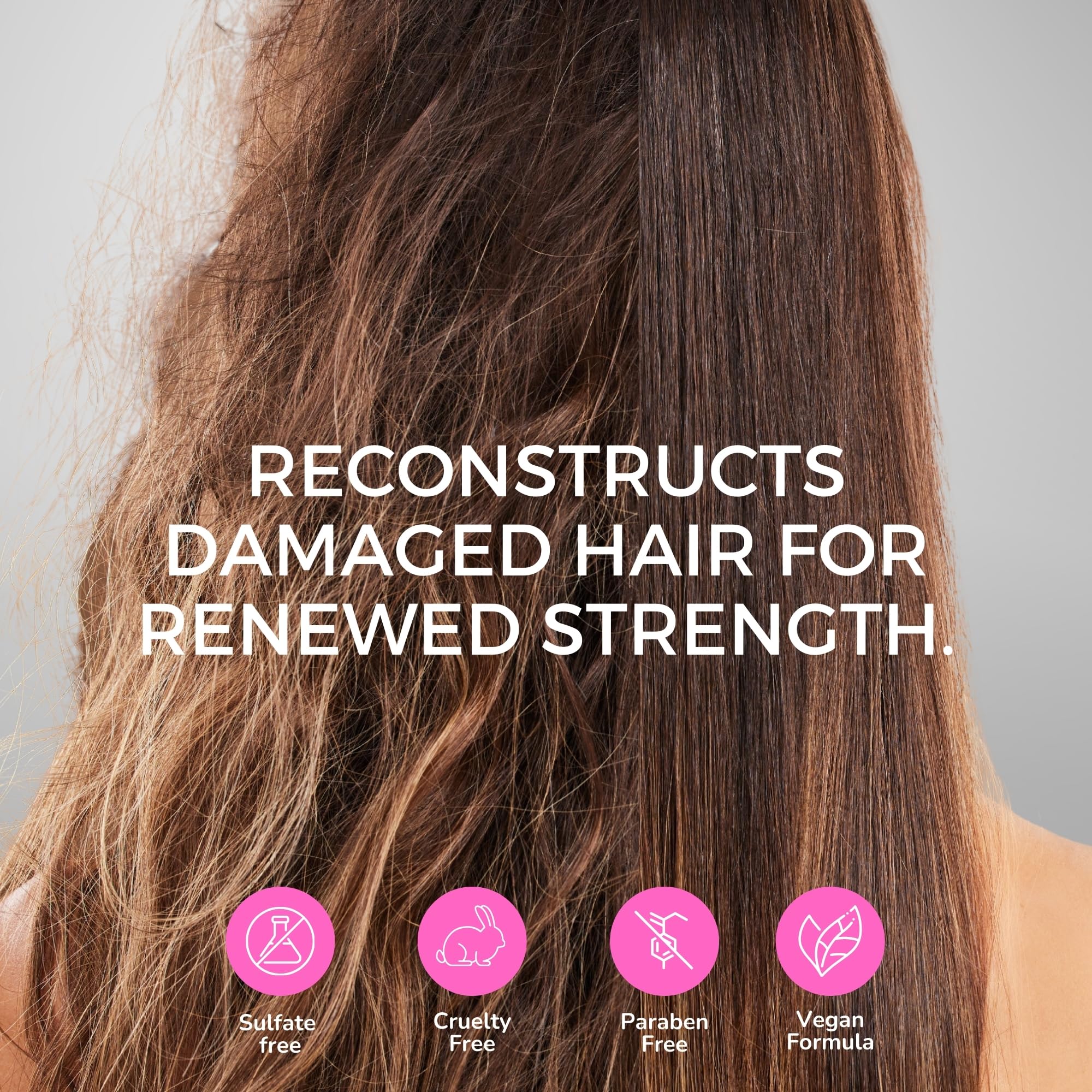 Kerazon BTX natural extracts ingredients highlight for moisture and nourishment.
