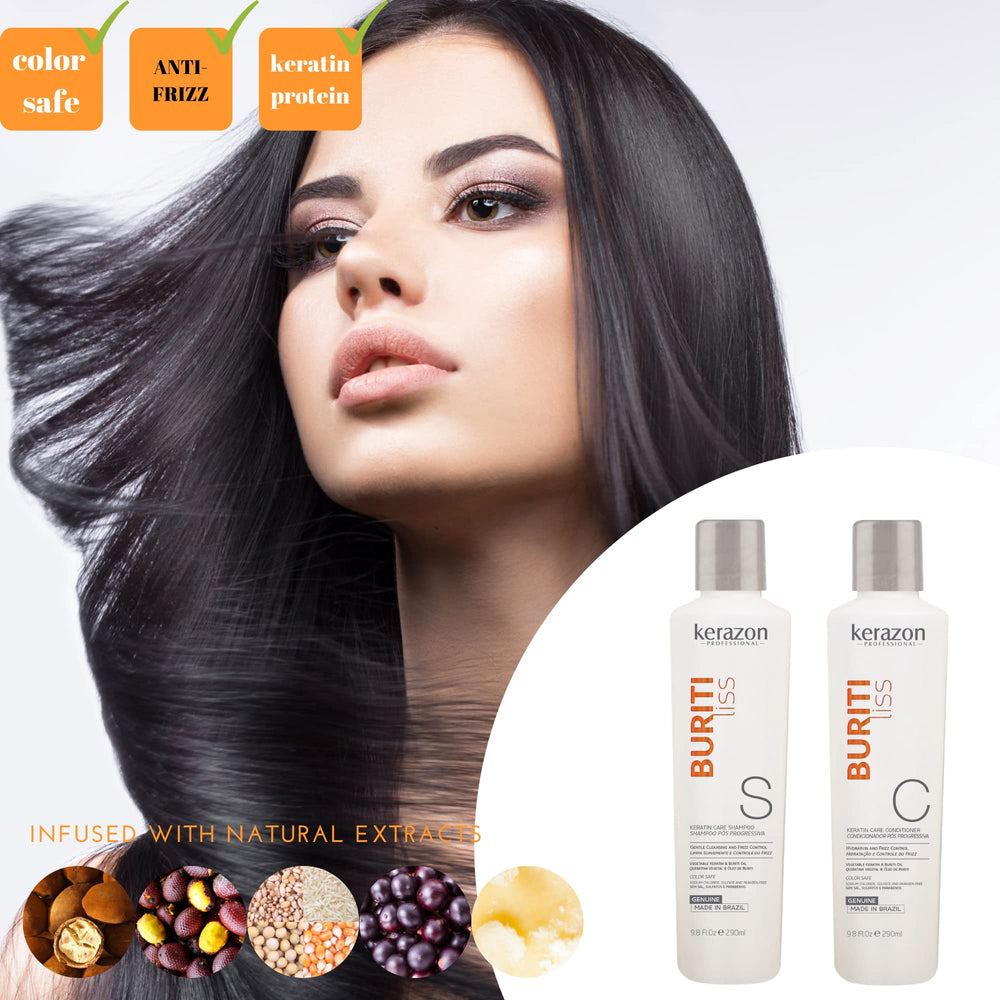 Kerazon Professional dual-pack display box showcasing imported vegan formula.