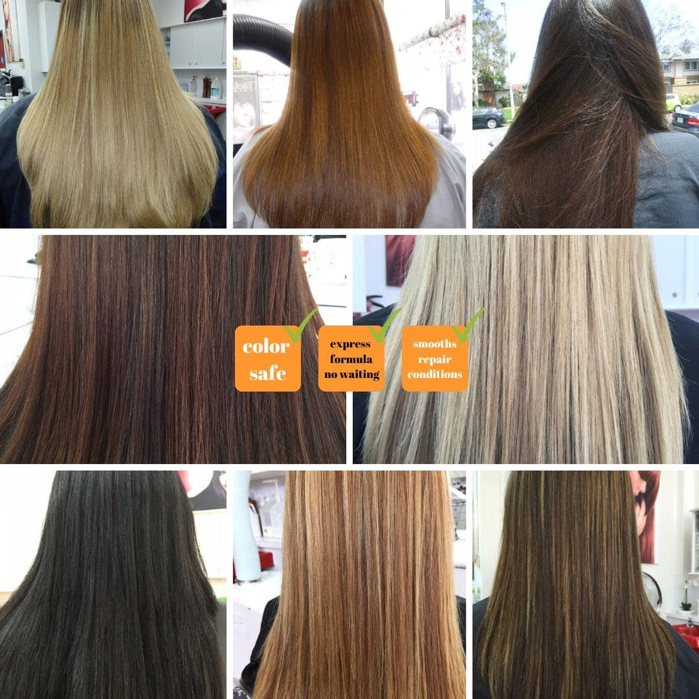 Kerazon Professional kit with all three steps shown for easy at-home smoothing