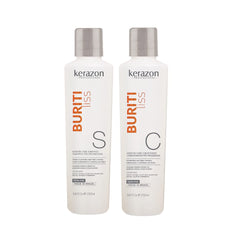 Kerazon Professional sulfate-free anti-frizz shampoo bottle for color-safe care that tames frizz.