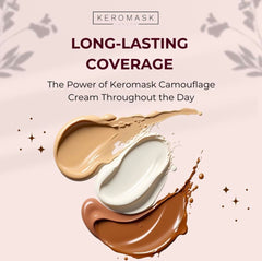 Keromask Full Coverage Concealer Light No.11 under-eye application shows natural brightening