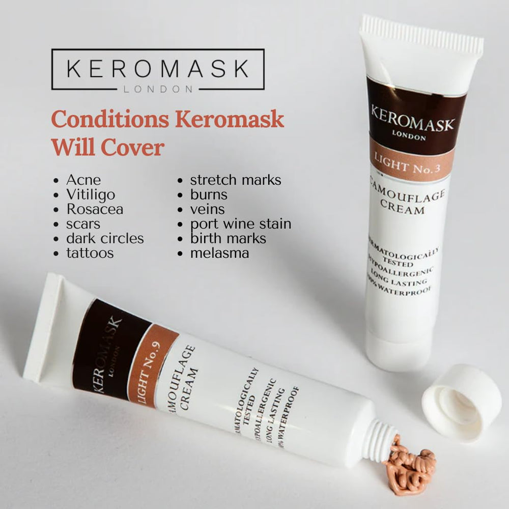 Keromask Full Coverage Concealer Light No.11 waterproof test image signals long wear