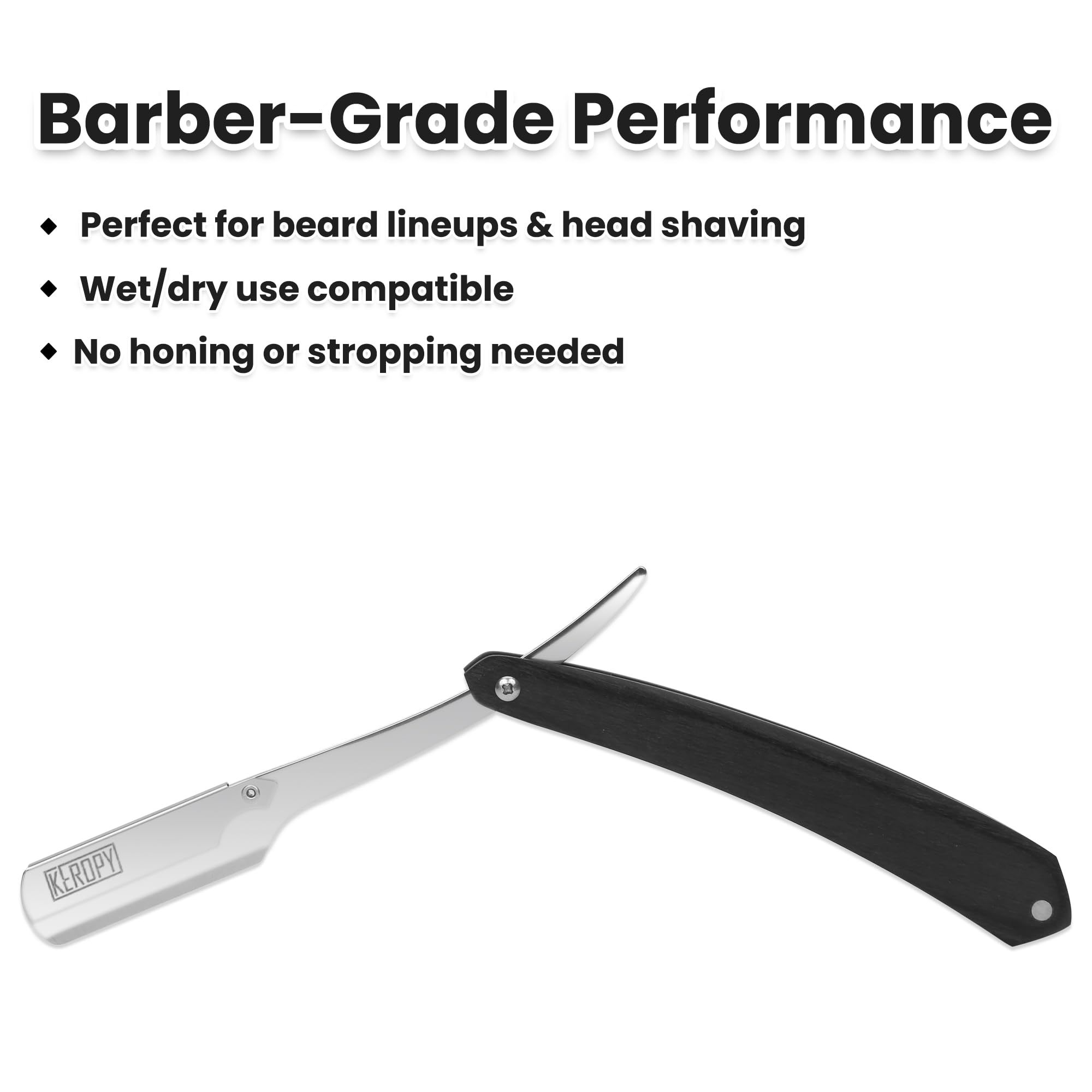 Keropy Shavette all-in-one pack includes essentials for a complete shaving routine.