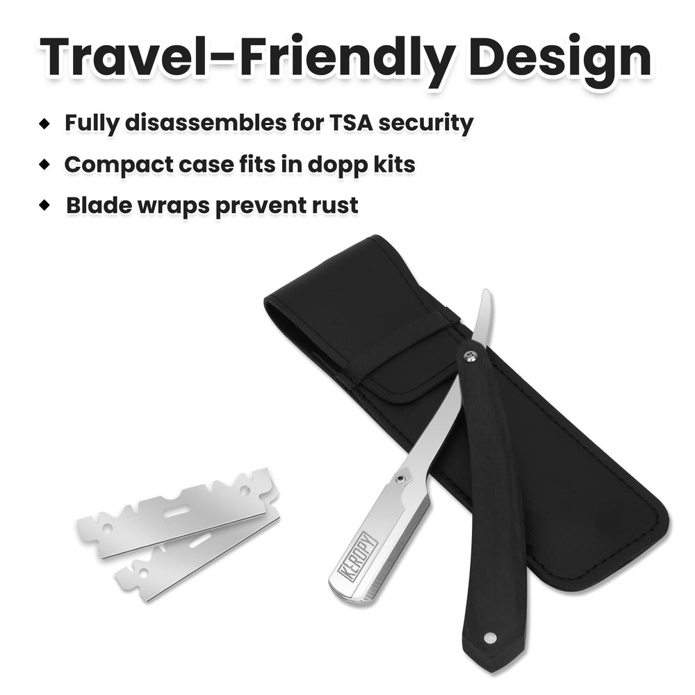Keropy Shavette beginner-friendly design helps new users achieve clean lines confidently.