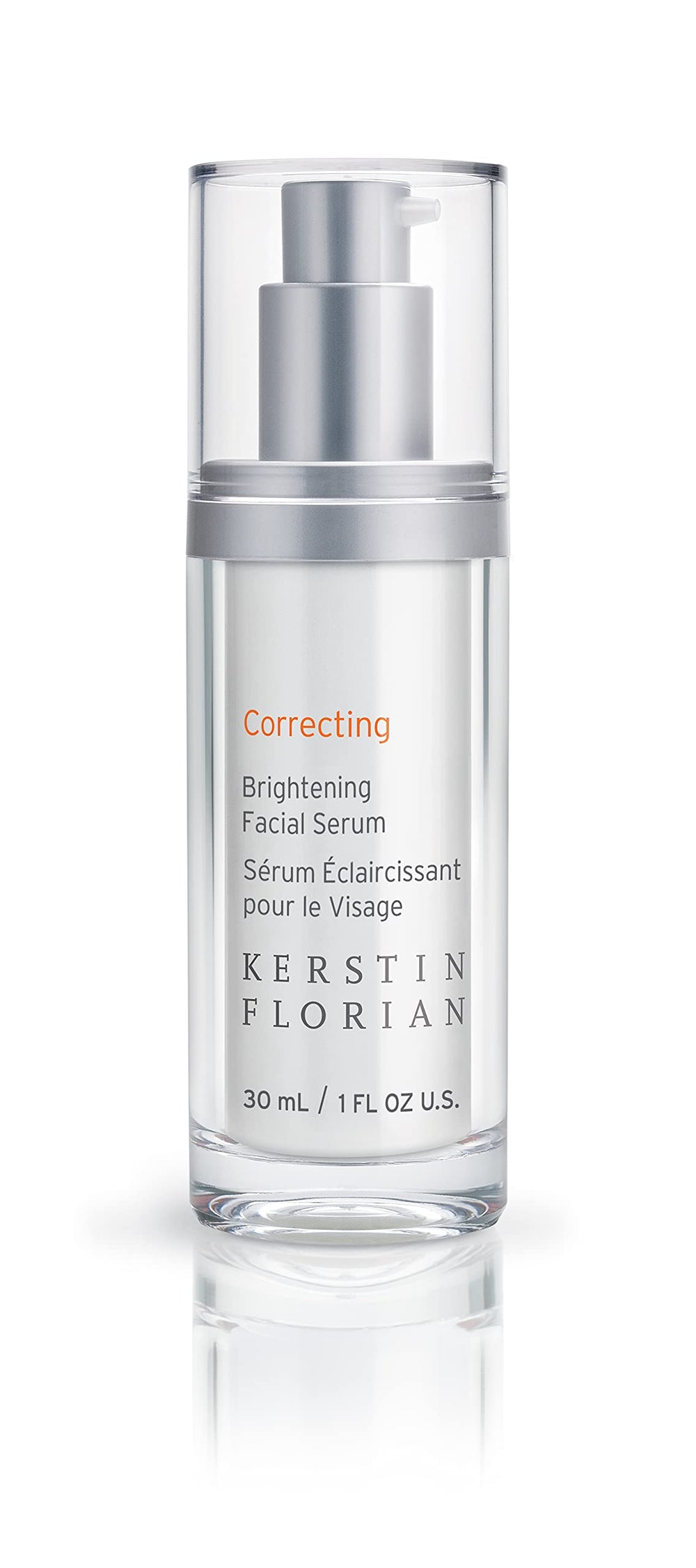 Kerstin Florian Brightening Serum bottle for even skin tone and gentle brightening