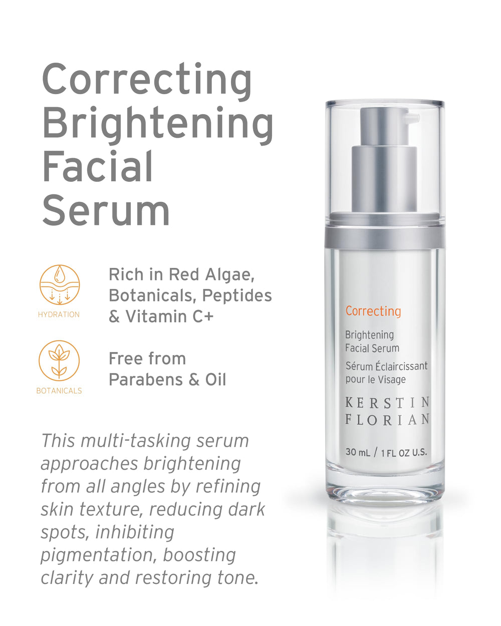 Kerstin Florian Brightening Serum dropper for precise application of vitamin C