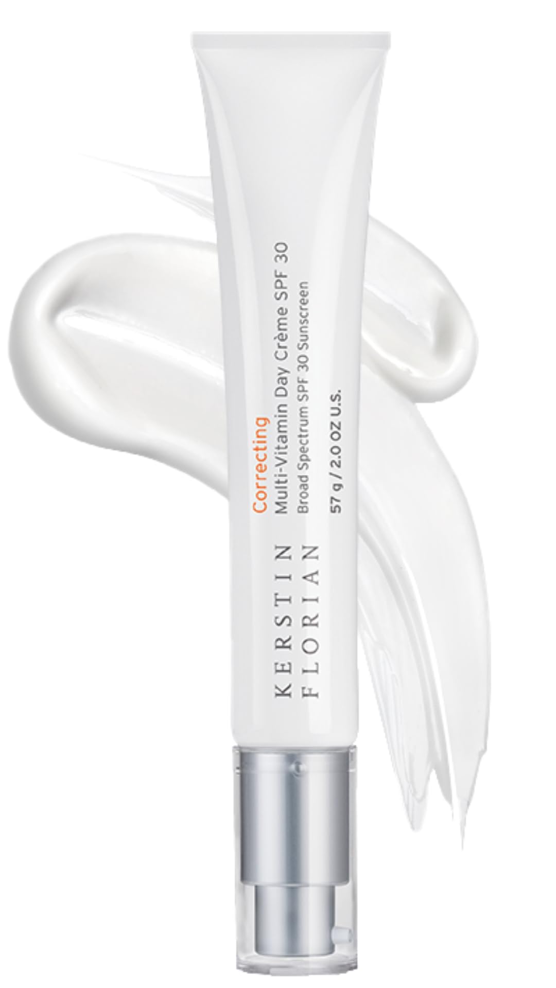 Kerstin Florian Multi Vitamin Day Creme SPF 30 jar on vanity, lightweight hydration and mineral sun protection.