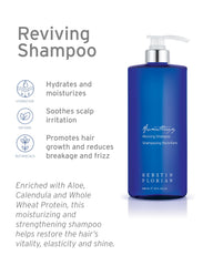 Kerstin Florian Reviving Shampoo lather forming on hair for gentle cleansing