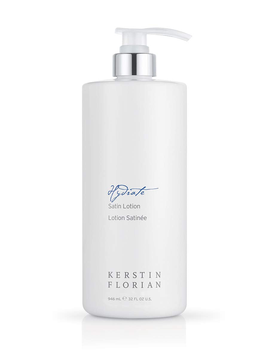 Kerstin Florian Satin Lotion bottle for lightweight hydration and silky-smooth skin.
