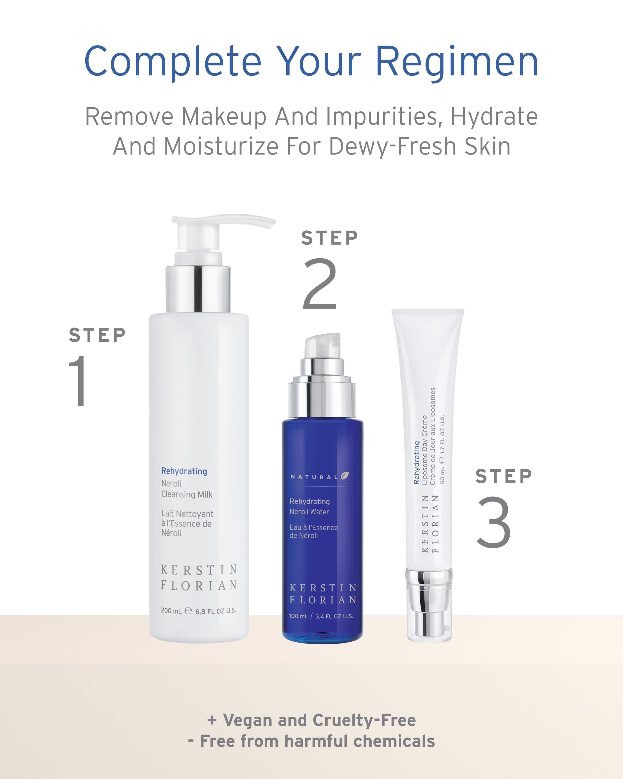 Kerstin Florian spa-like skincare at home with Neroli cleansing ritual