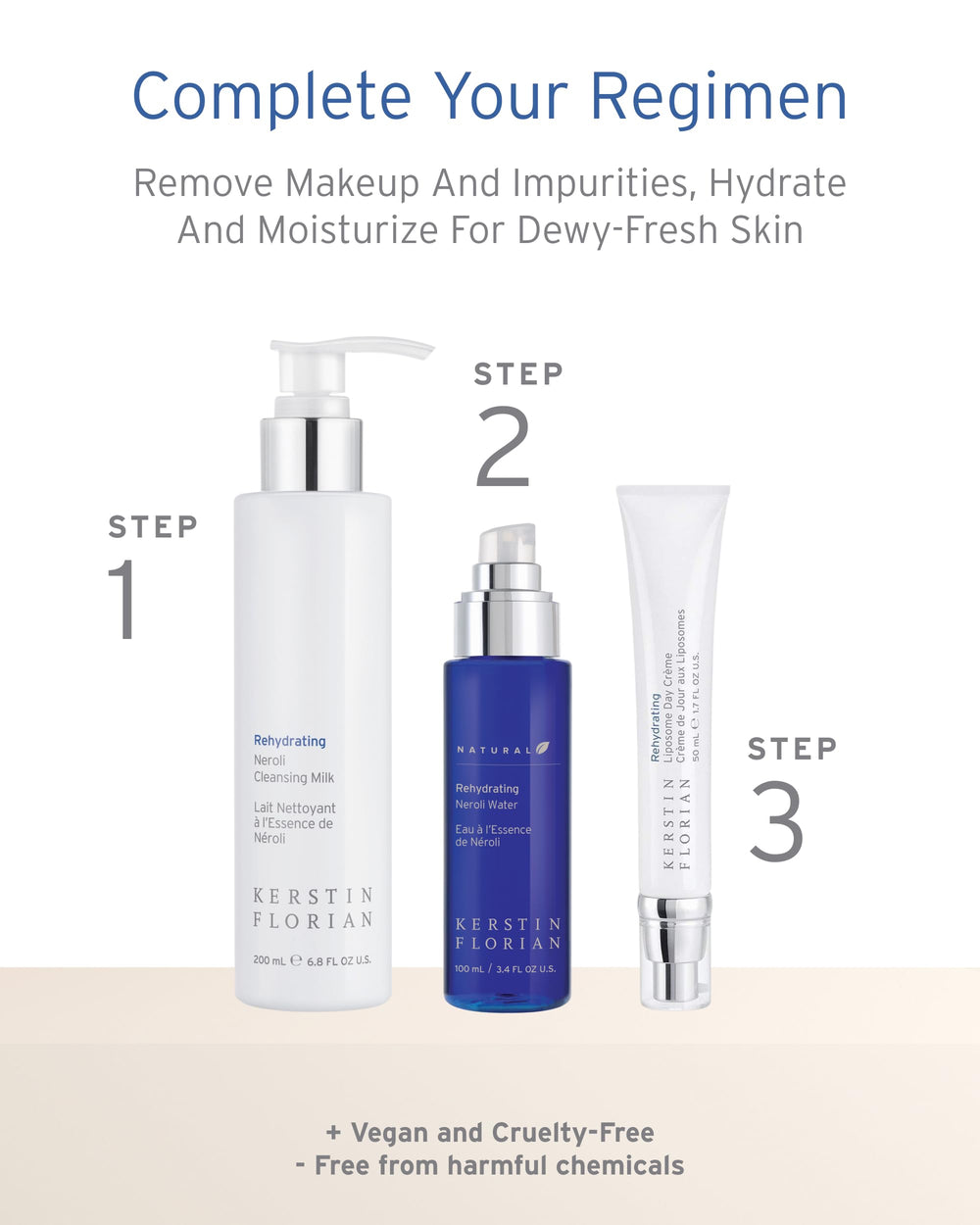 Kerstin Florian spa-like skincare at home with Neroli cleansing ritual
