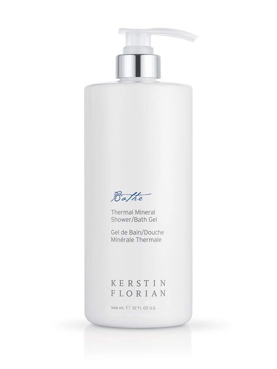 Kerstin Florian thermal mineral shower gel bottle for refreshing, hydrating daily skin care