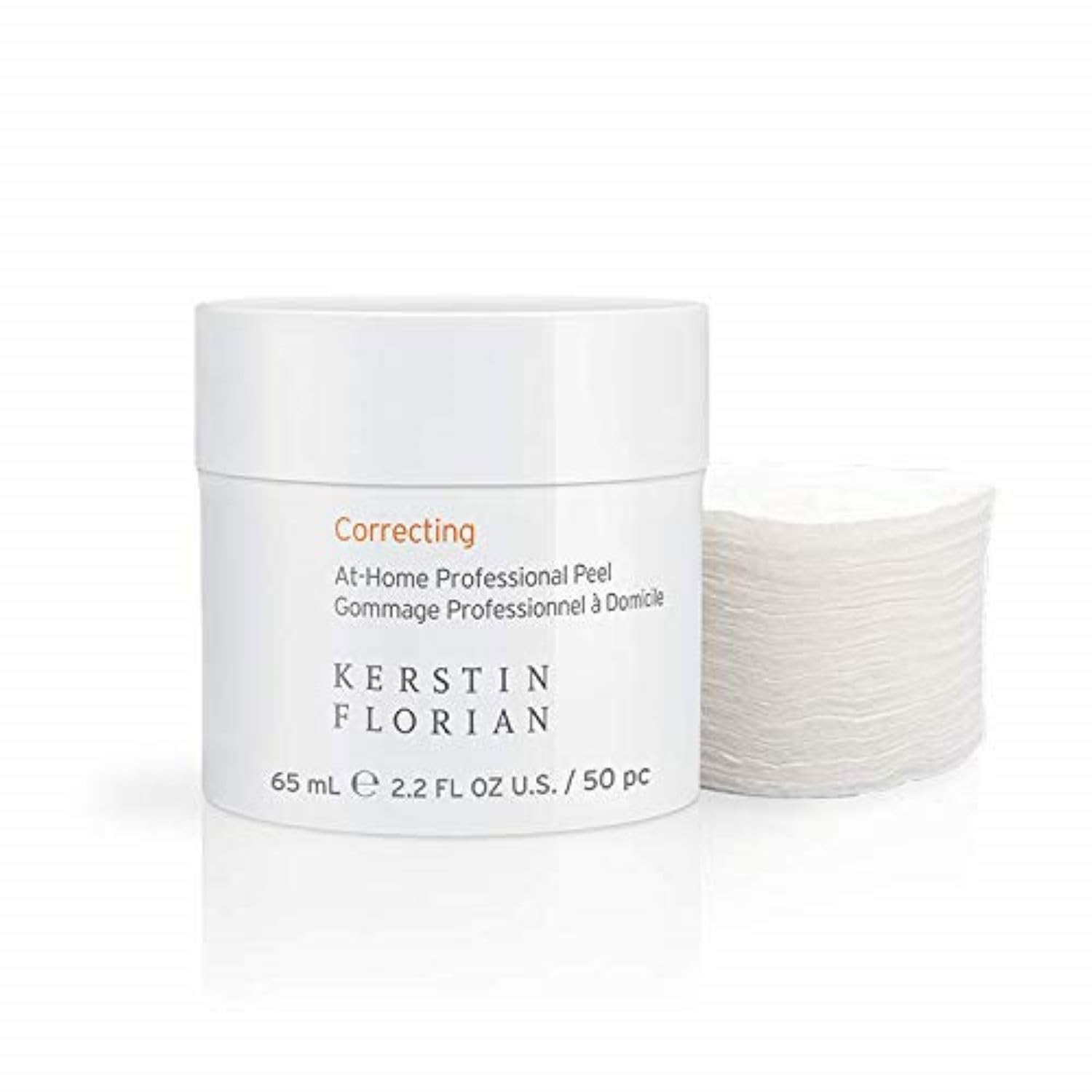 Kerstin Florian Correcting At Home Peel pads packshot for salon-like exfoliation at home