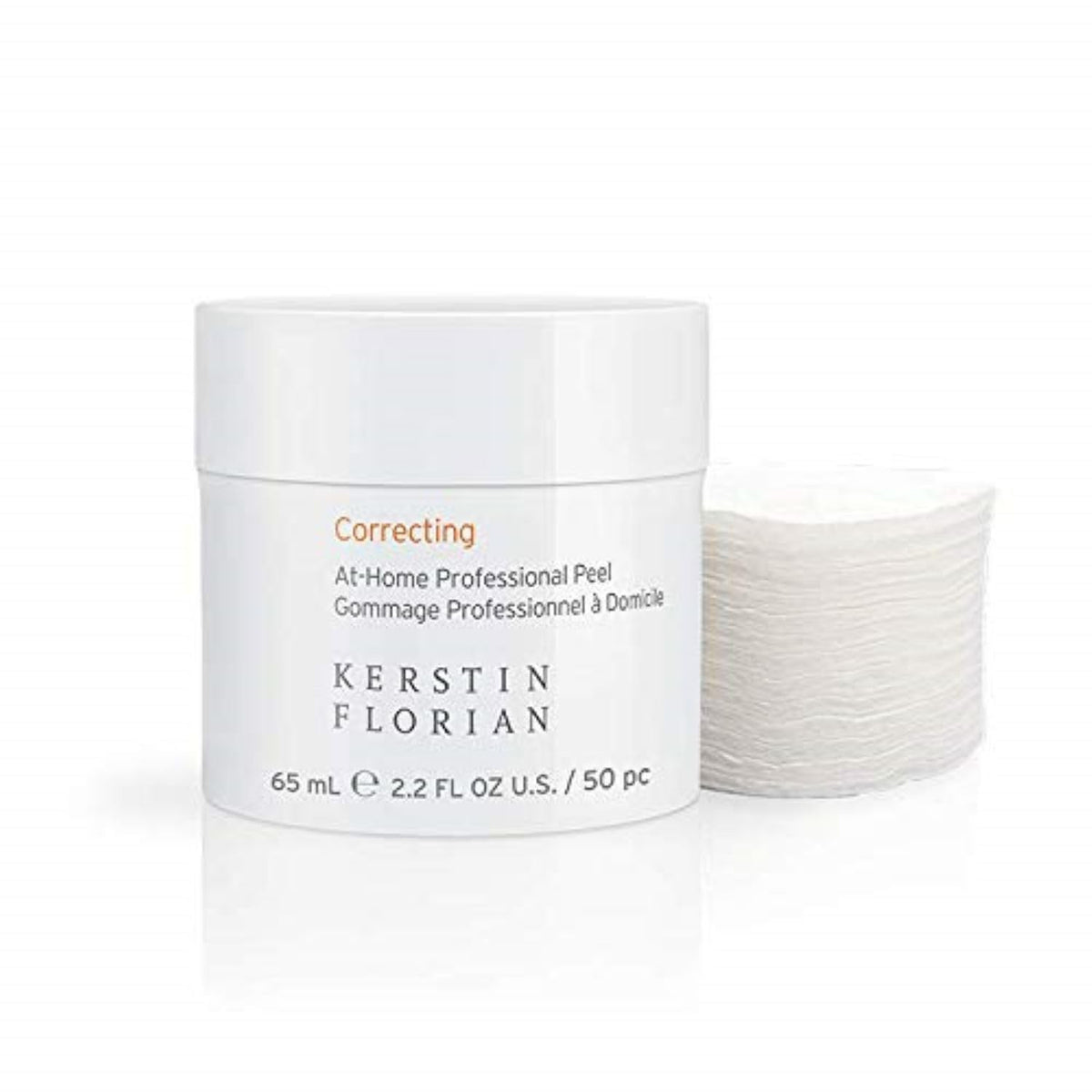Kerstin Florian Correcting At Home Peel pads packshot for salon-like exfoliation at home