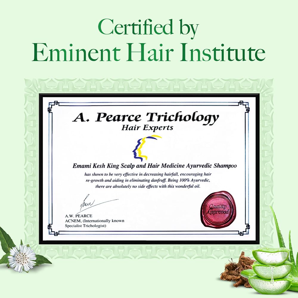 Kesh King scalp nourishment ritual visuals imply healthier scalp over time.