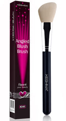 KESHIMA angled blush brush applying precise blush for a natural flush